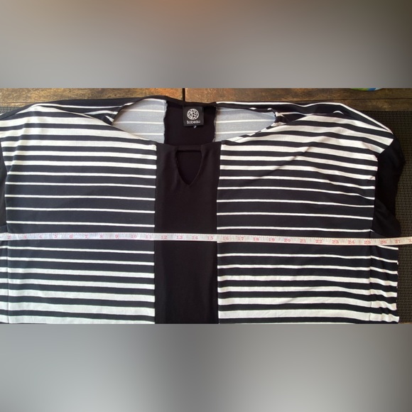 🤗16-You Are Magnetic❤️ Bobeau Black & White Tunic - Picture 11 of 14